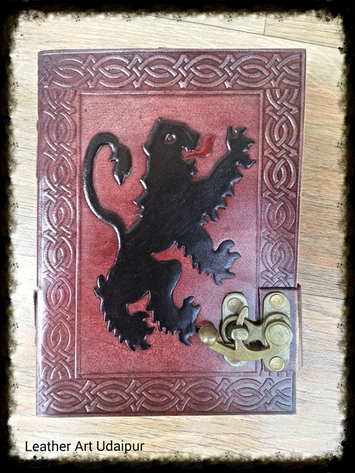 Lion Leather Journal