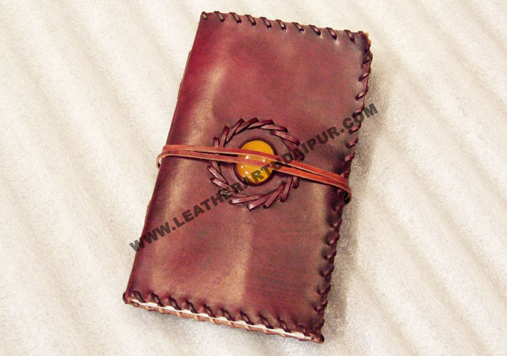 Leather-Stone-Diary-with-Stiching
