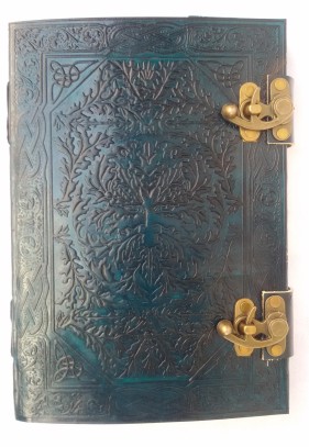 green man Leather Journal