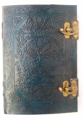 green man Leather Journal