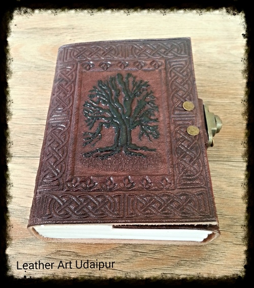 tree of life leather journal