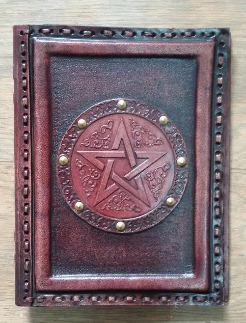 Pentagram leather journal