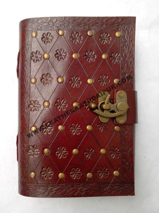 Art Leather Journal With C.lock 