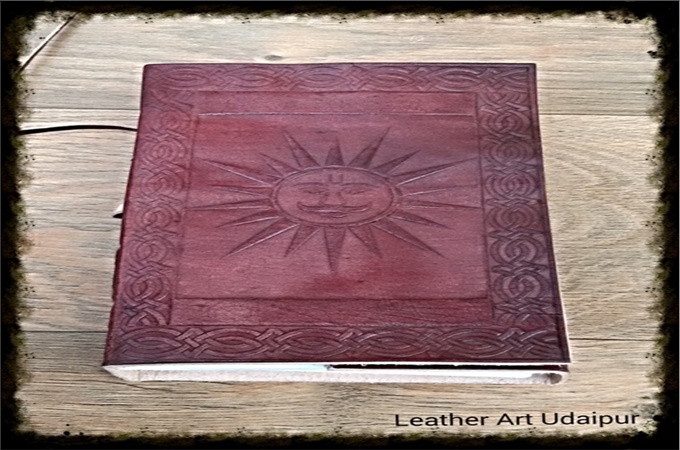 Leather Journal : Sun Leather Journal 