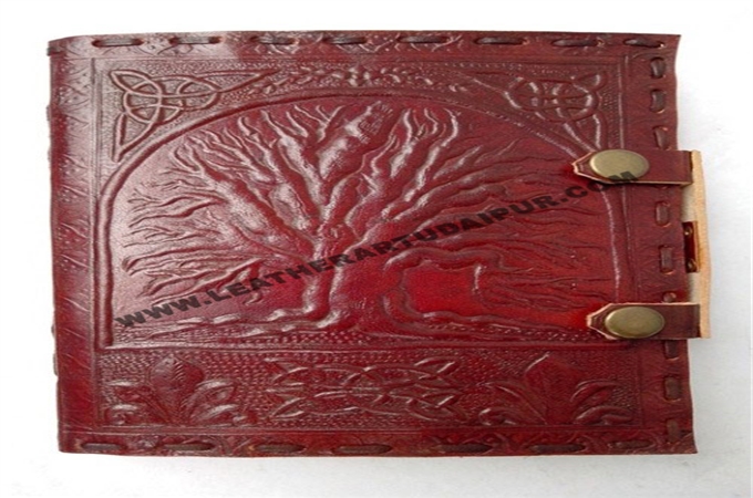 Leather Journal : Tree Of Life Leather Journal