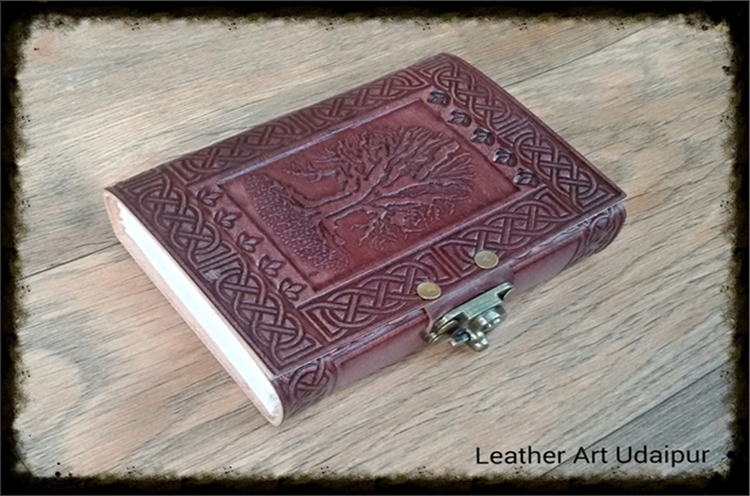 Leather Journal : Tree of Life Leather Journal