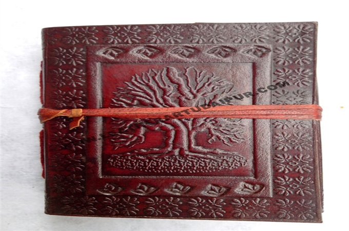 Leather Journal : Tree Of Life Leather Journal
