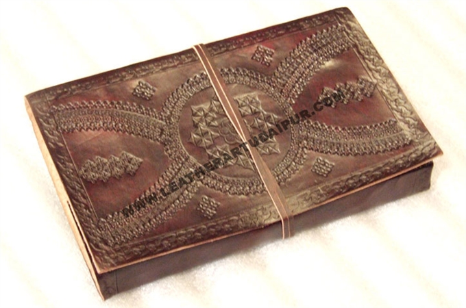 Leather Diary : Embossed-Leather-Diary