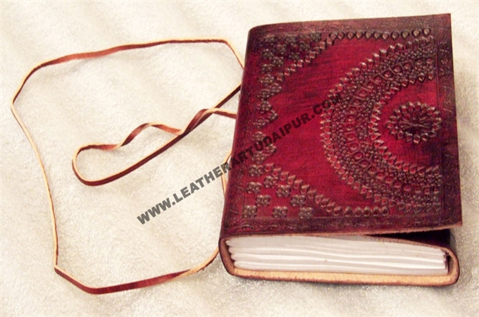Art Leather Journal : Embossed-Leather-Note-Book