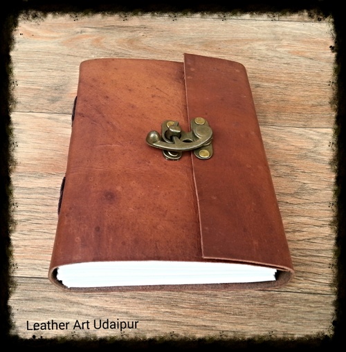 Desi Leather Journal with C Lock 