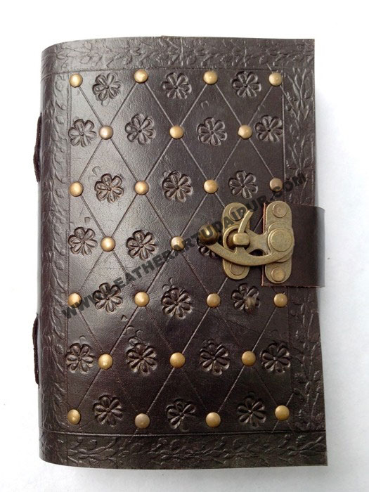 Art Leather Journal With C.lock 